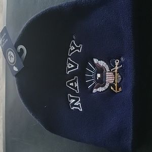 New United States Navy Beanie stocking cap one size fits most